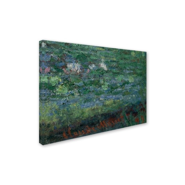 Claude Monet 'The Waterlily Pond Green Harmony' Canvas Art,24x32